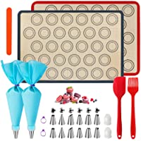 WeChip Tapetes de silicona antiadherente para Hornear-Alfombrilla de silicona para horno-estera para hornear Macaron…